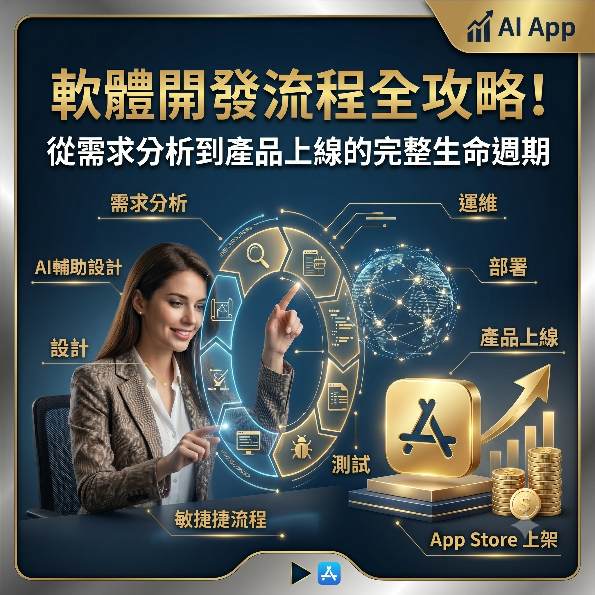 軟體開發流程全攻略！從需求分析到產品上線的完整生命週期