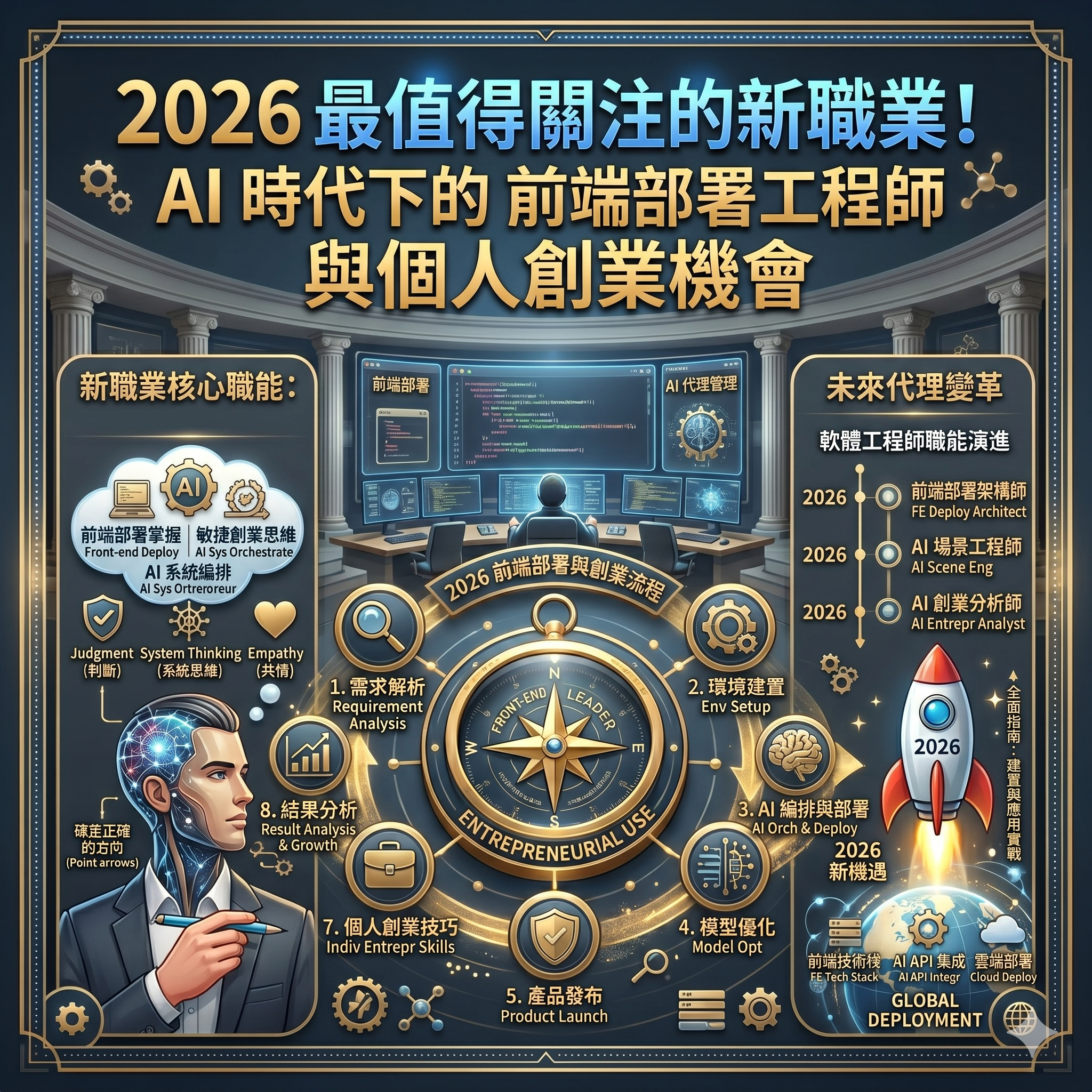 2026新職業！靠AI一人賺千萬的前端部屬工程師