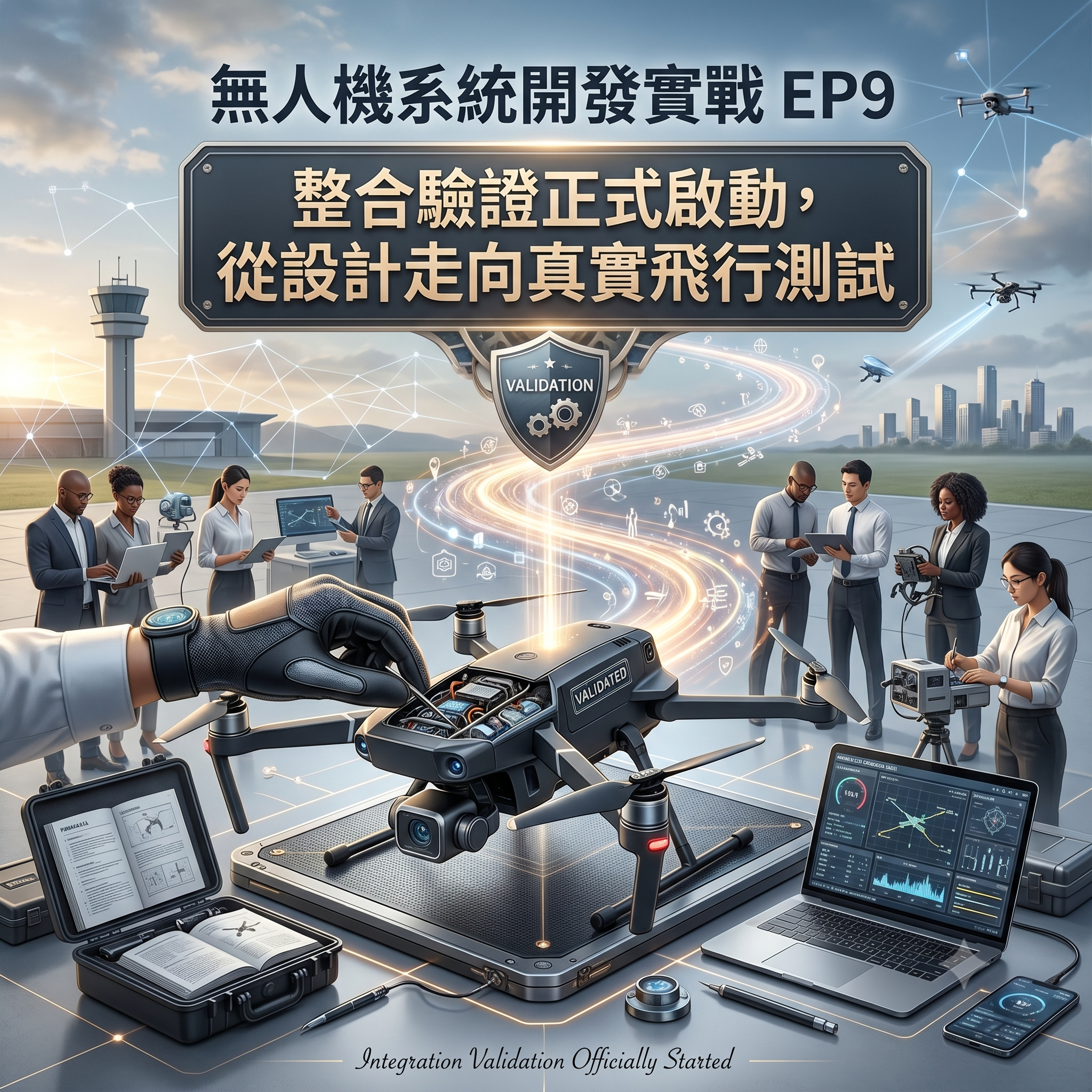 無人機系統開發實戰 EP9｜整合驗證正式啟動，從設計走向真實飛行測試
