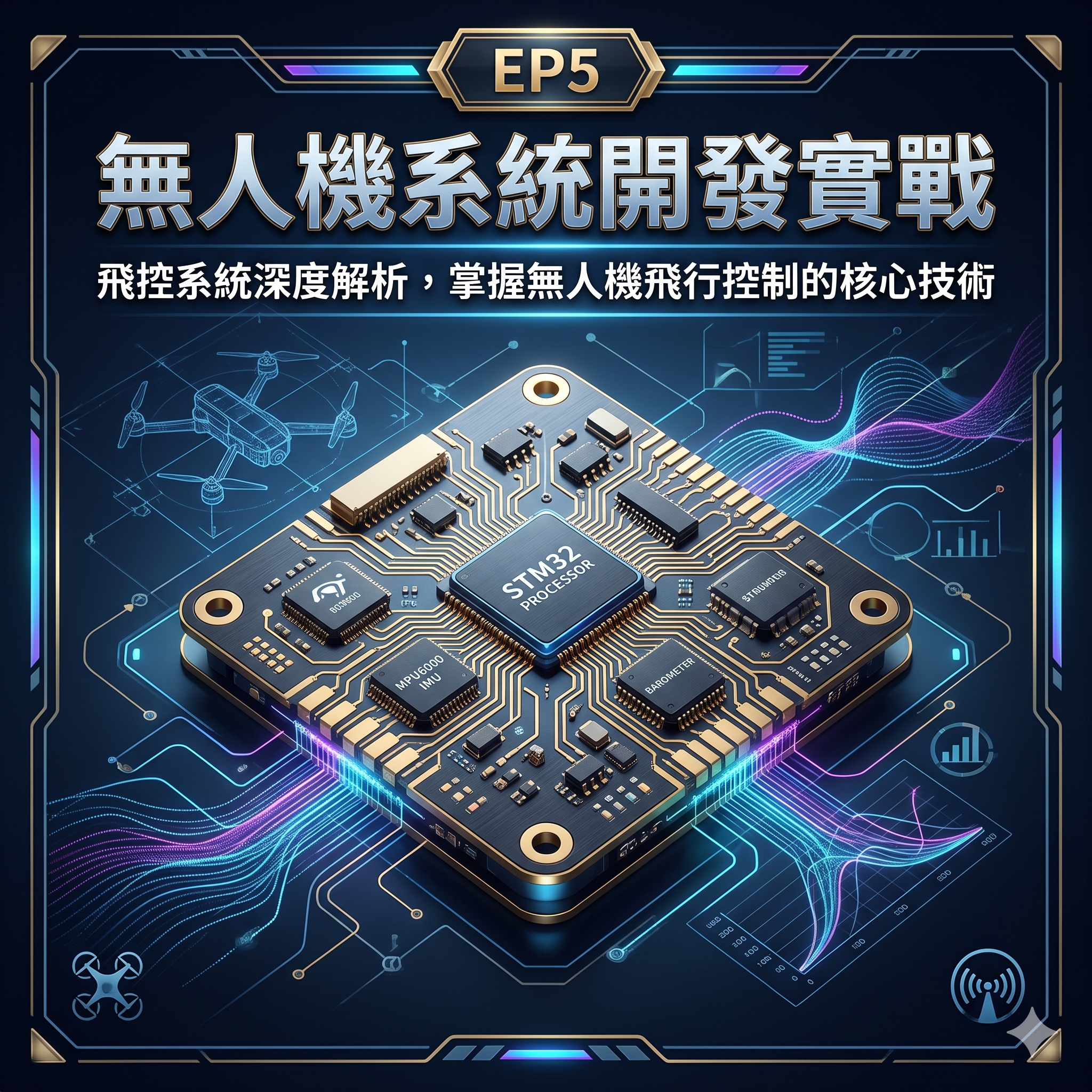 無人機系統開發實戰 EP5｜飛控系統深度解析，掌握無人機飛行控制的核心技術
