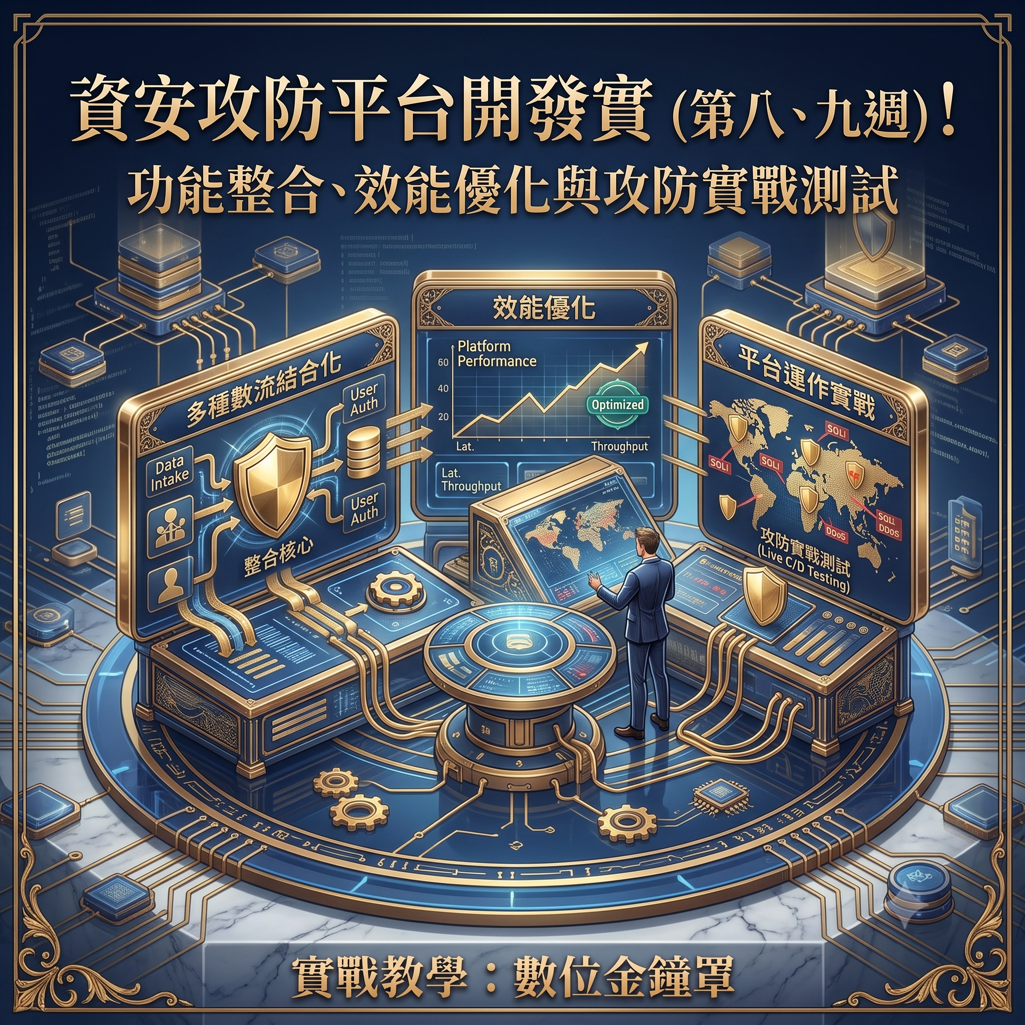 資安攻防平台開發實錄（第八、九週）！功能整合、效能優化與攻防實戰測試